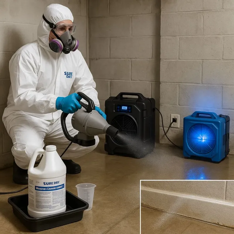 Sanitization and Odor Removal process in Rantoul, IL