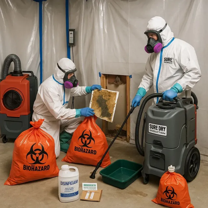 Contaminated Water Handling Protocols process in Rantoul, IL